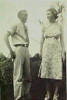 Elaine Gandy & nieghbor Clinton Cowart