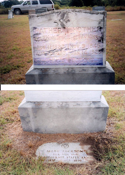 Mark & Trecy Jackson headstone
