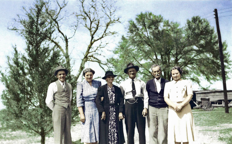 Carlos Demosthenes Strickland & family