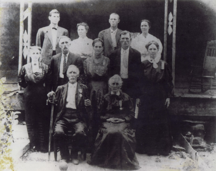 John Thomas & Mary Esther (Stewart) Baird family