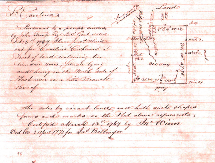 Cornelius Cohron plat