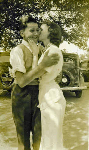 Ralph & cousin Allean Latimer