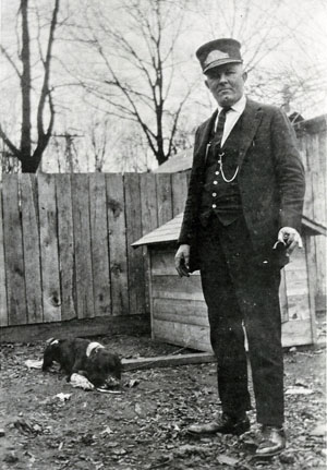 Glover Pennington & his bird dog